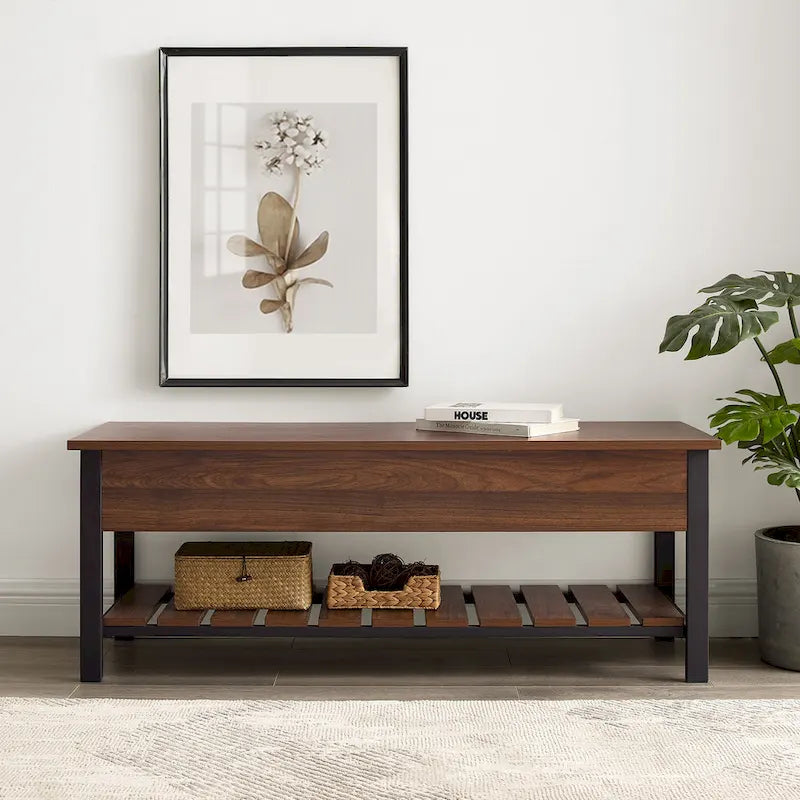 Lift-top Storage Bench
