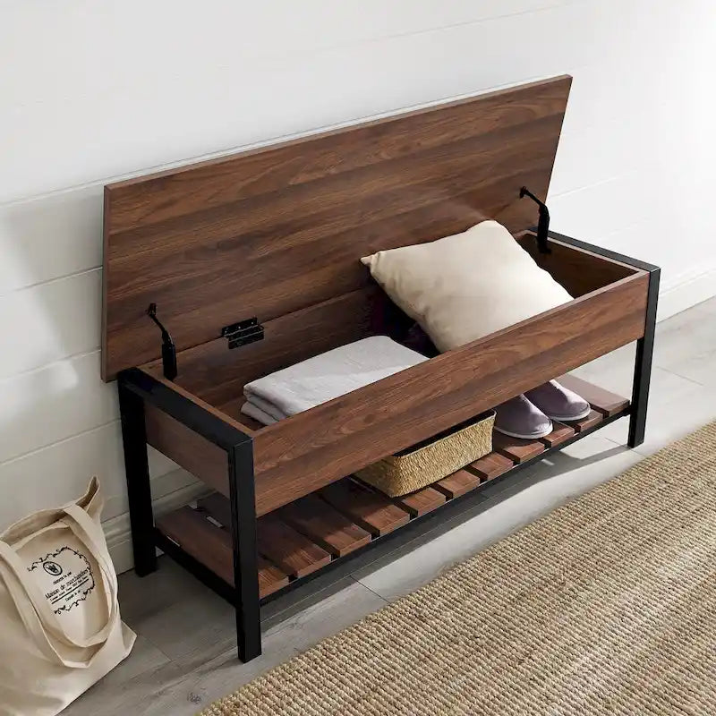 Lift-top Storage Bench