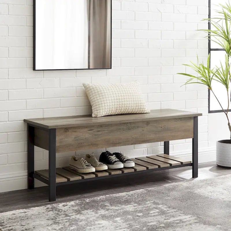 Lift-top Storage Bench
