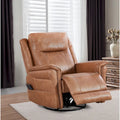 Fauteuil inclinable, pivotant et berçant Soft Power avec chauffage et massage, accoudoirs rembourrés, pour salons