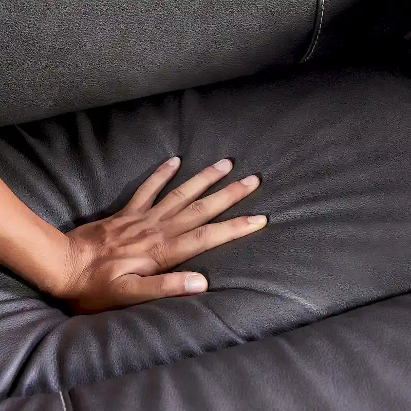 Fauteuil inclinable, pivotant et berçant Soft Power avec chauffage et massage, accoudoirs rembourrés, pour salons