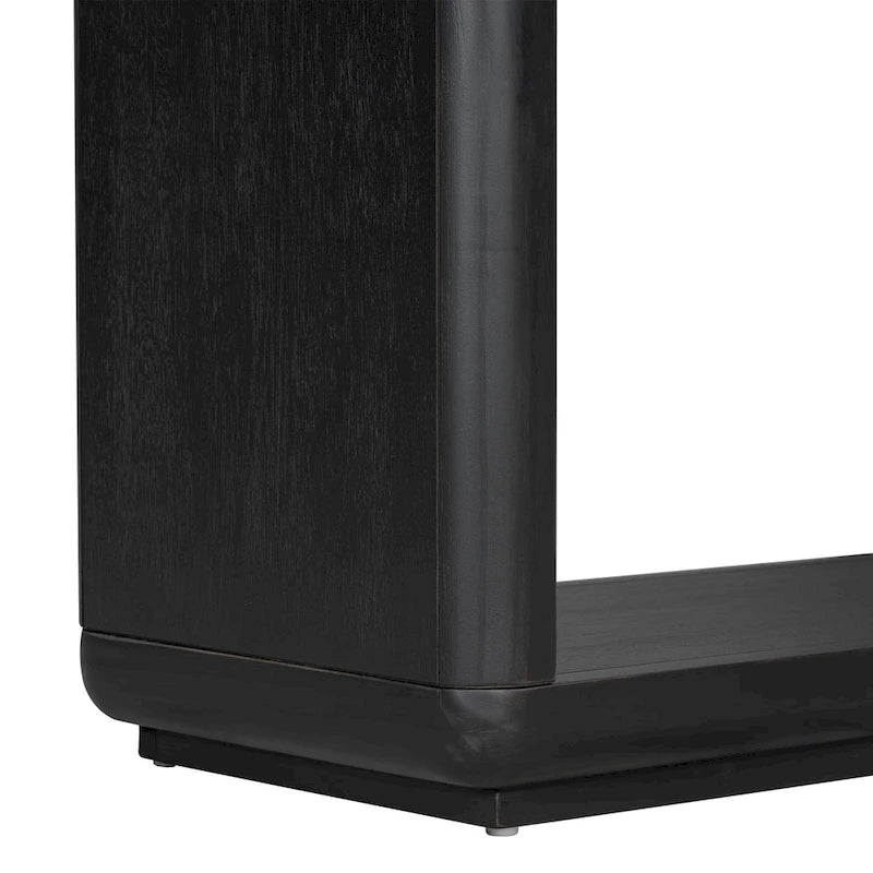 Console Table with Curved Corners and U-Base Design