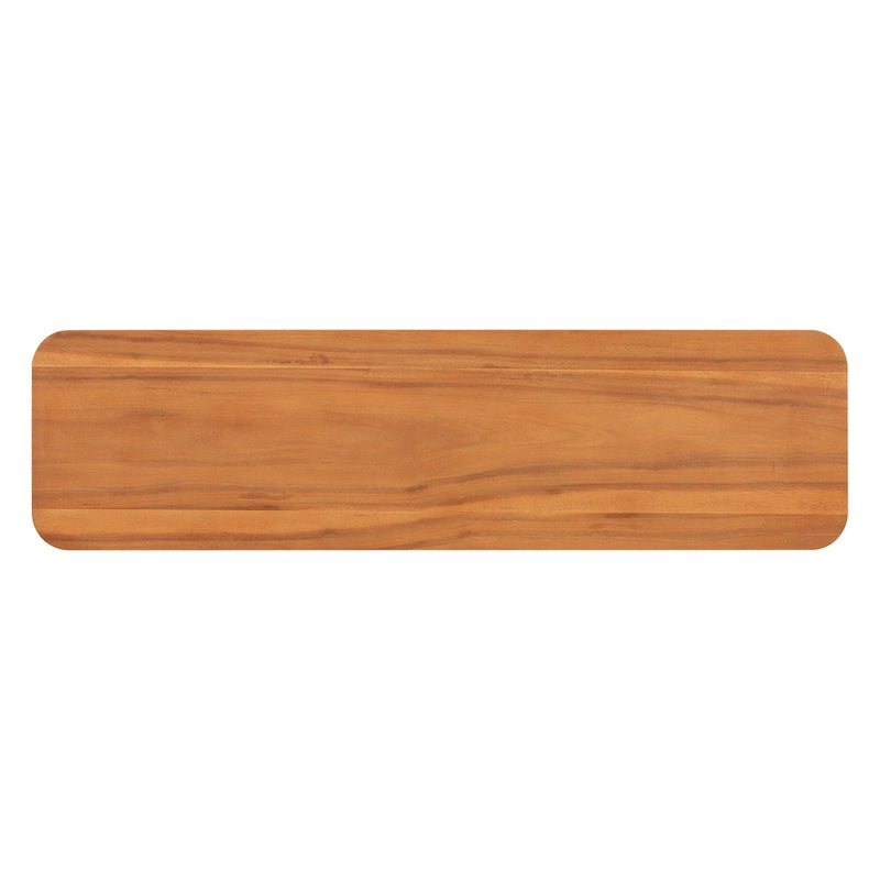 Console Table with Curved Corners and U-Base Design