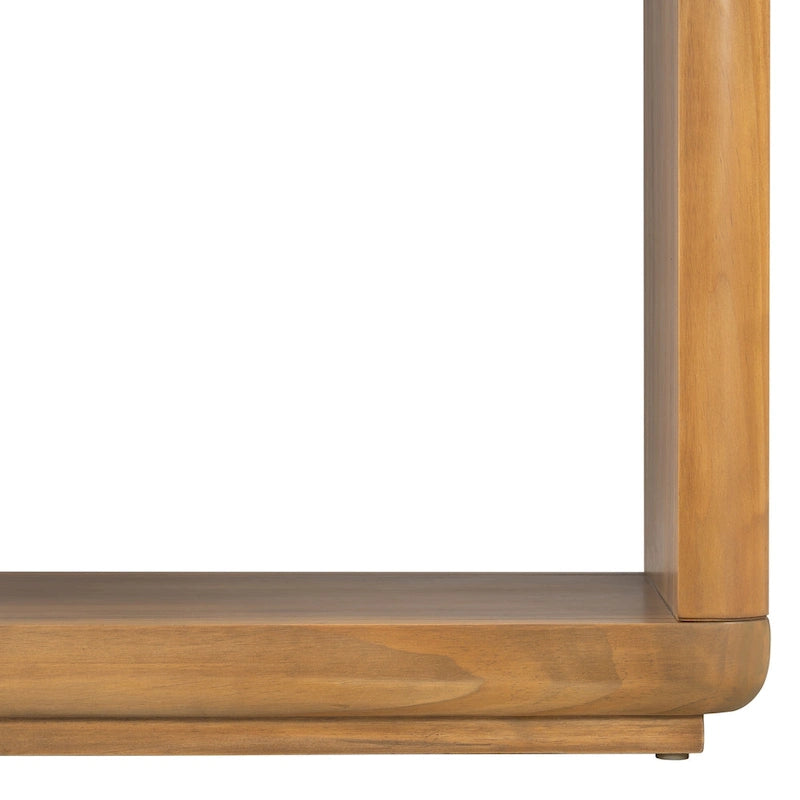 Console Table with Curved Corners and U-Base Design