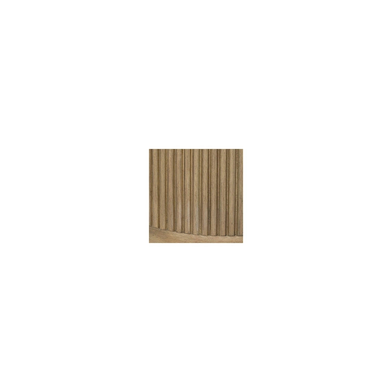 Table d'appoint marron clair/blanc - 18,13 L x 18,13 P x 23,75 H