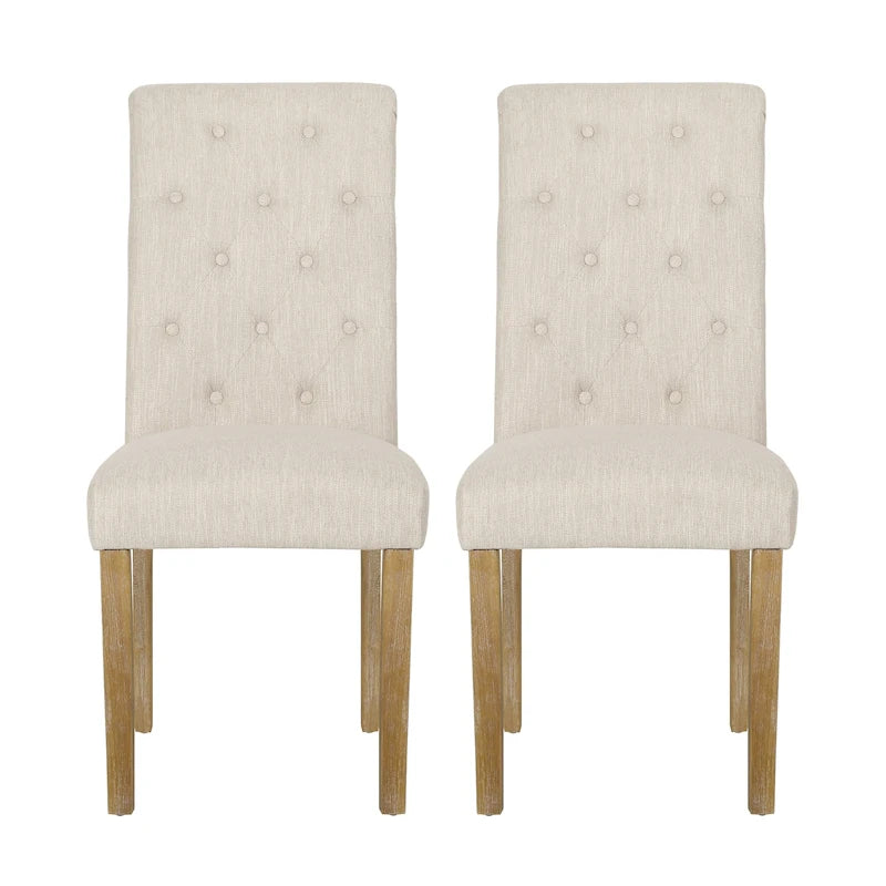 Chaise de salle à manger rembourrée (lot de 2)