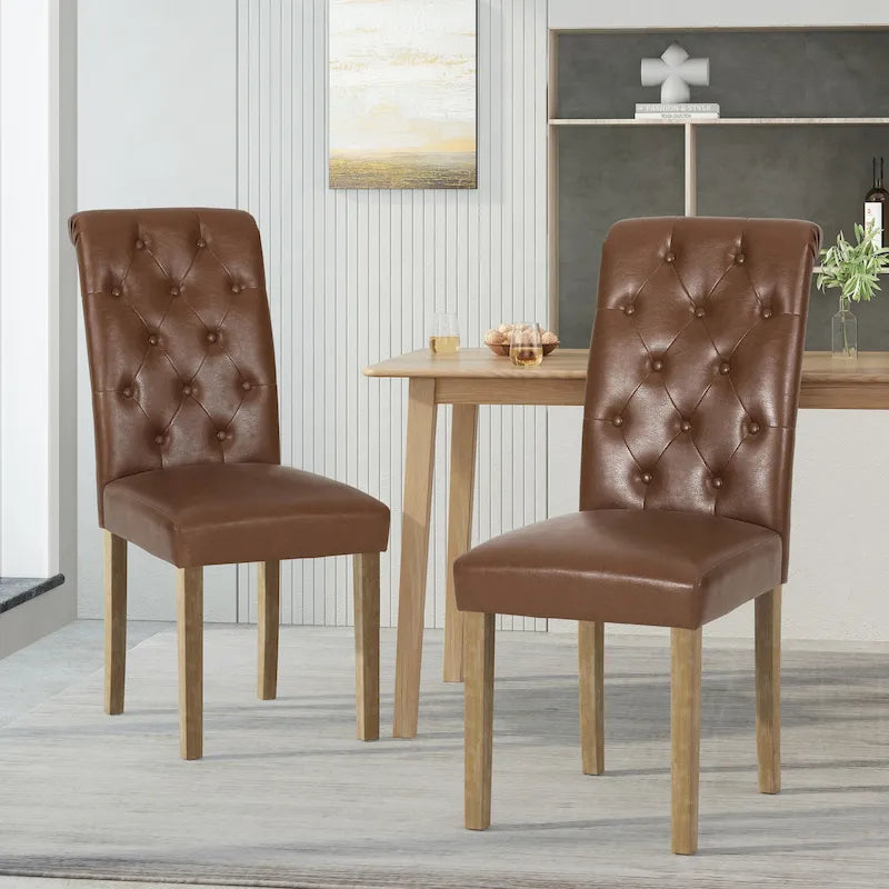 Chaise de salle à manger rembourrée (lot de 2)