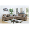 2 Piece Sofa Set With Accent Pillows