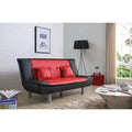 Faux Leather Sofa Bed