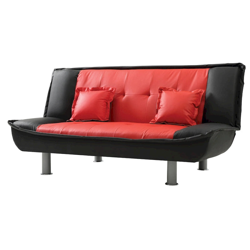 Faux Leather Sofa Bed