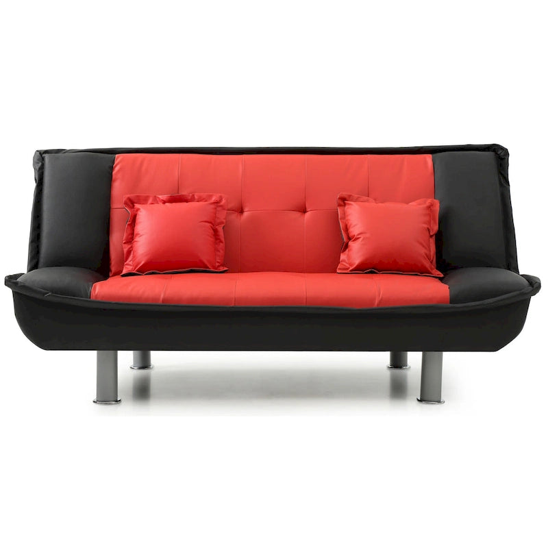 Faux Leather Sofa Bed