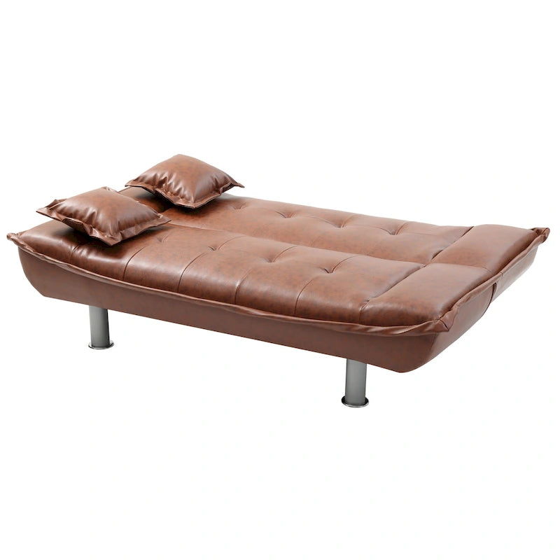 Faux Leather Sofa Bed