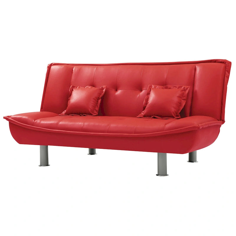 Faux Leather Sofa Bed