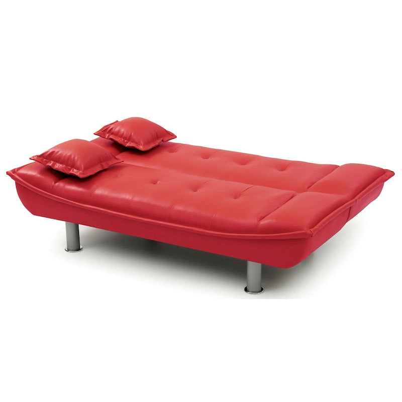 Faux Leather Sofa Bed