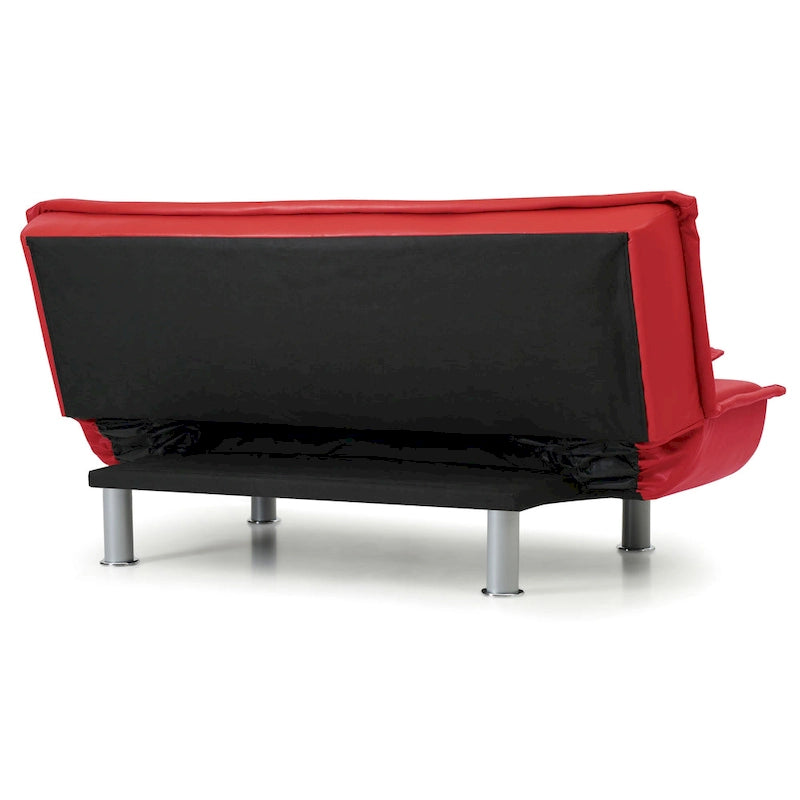 Faux Leather Sofa Bed
