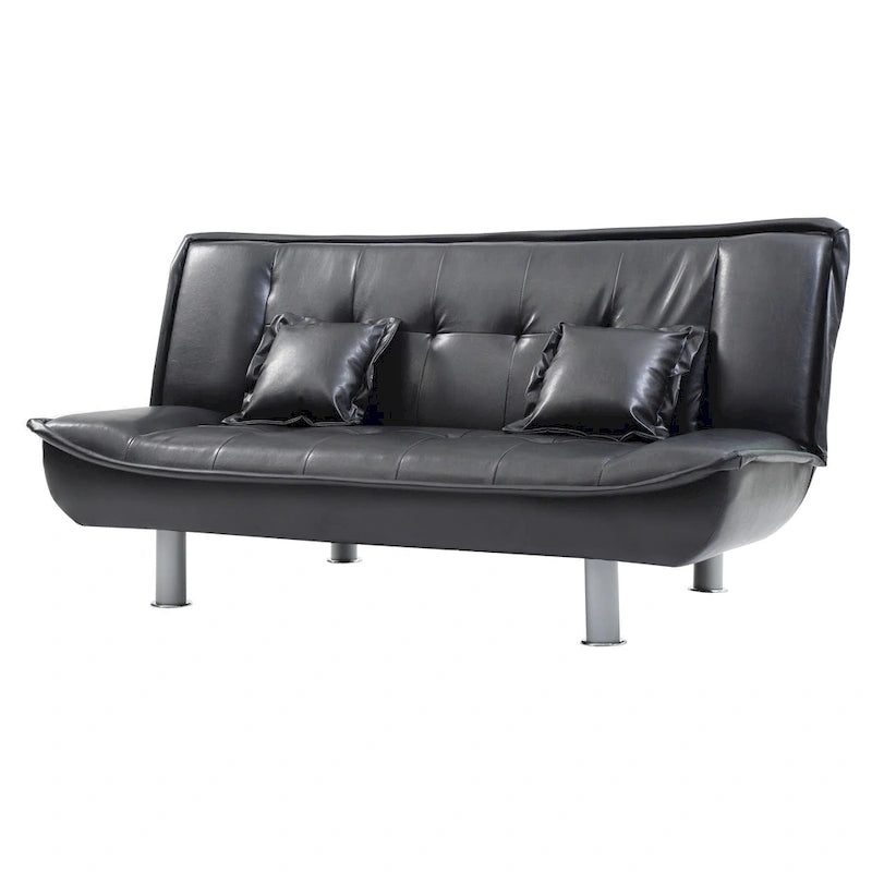 Faux Leather Sofa Bed
