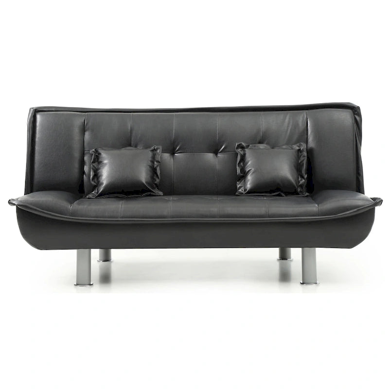 Faux Leather Sofa Bed