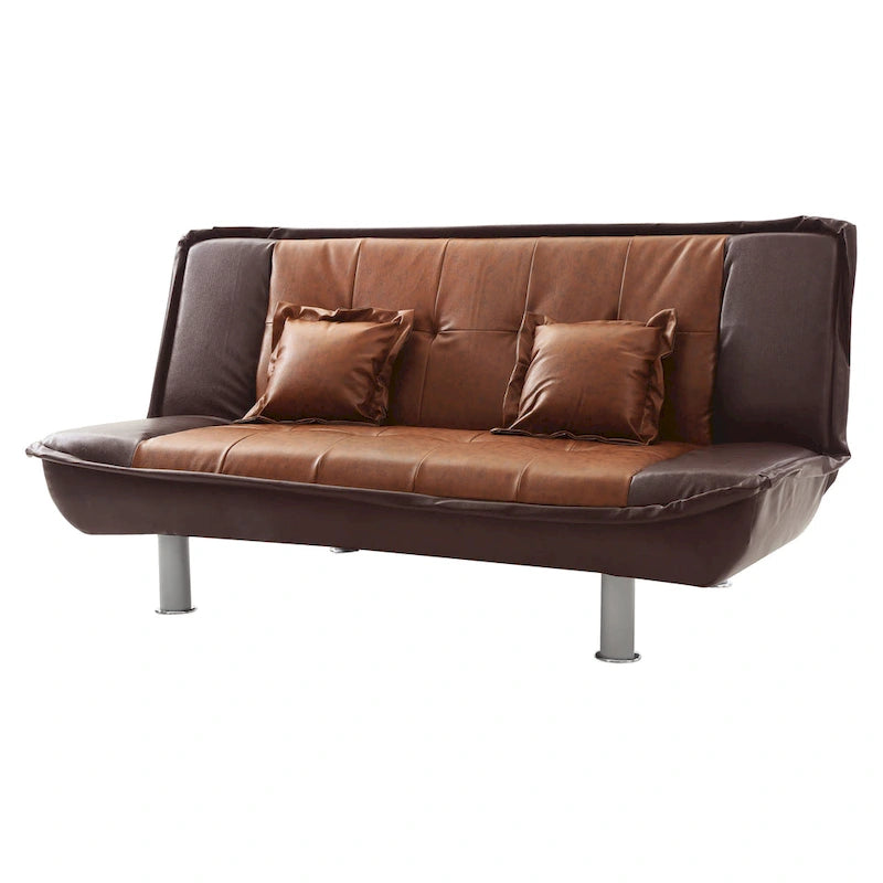 Faux Leather Sofa Bed