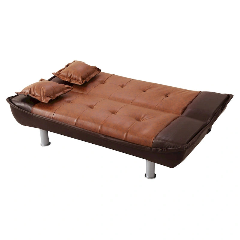 Faux Leather Sofa Bed