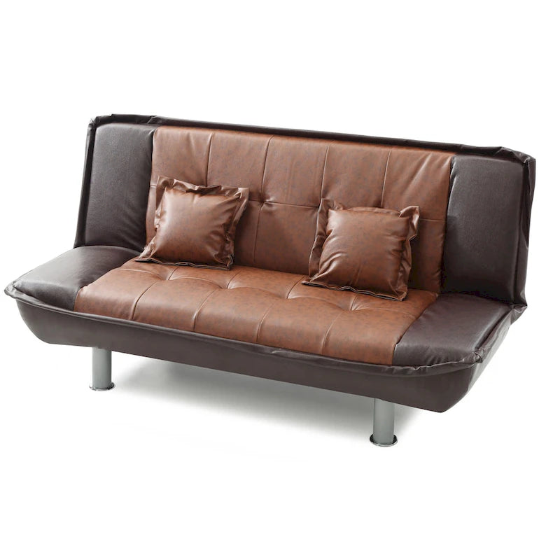 Faux Leather Sofa Bed
