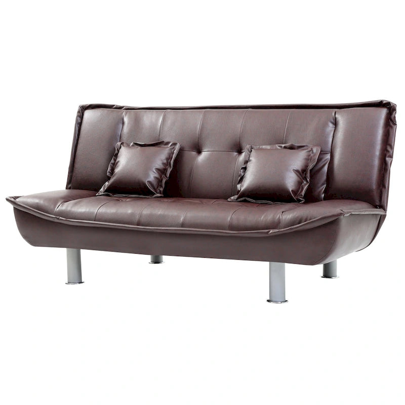 Faux Leather Sofa Bed