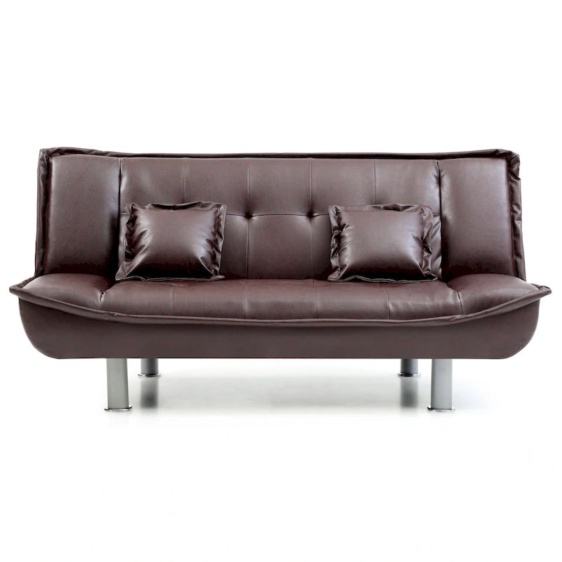 Faux Leather Sofa Bed