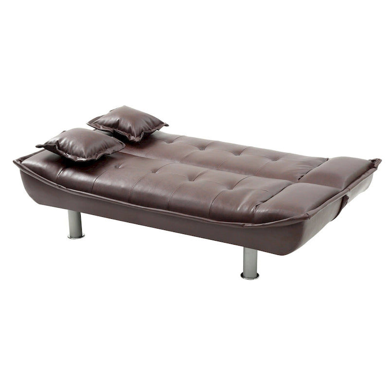 Faux Leather Sofa Bed