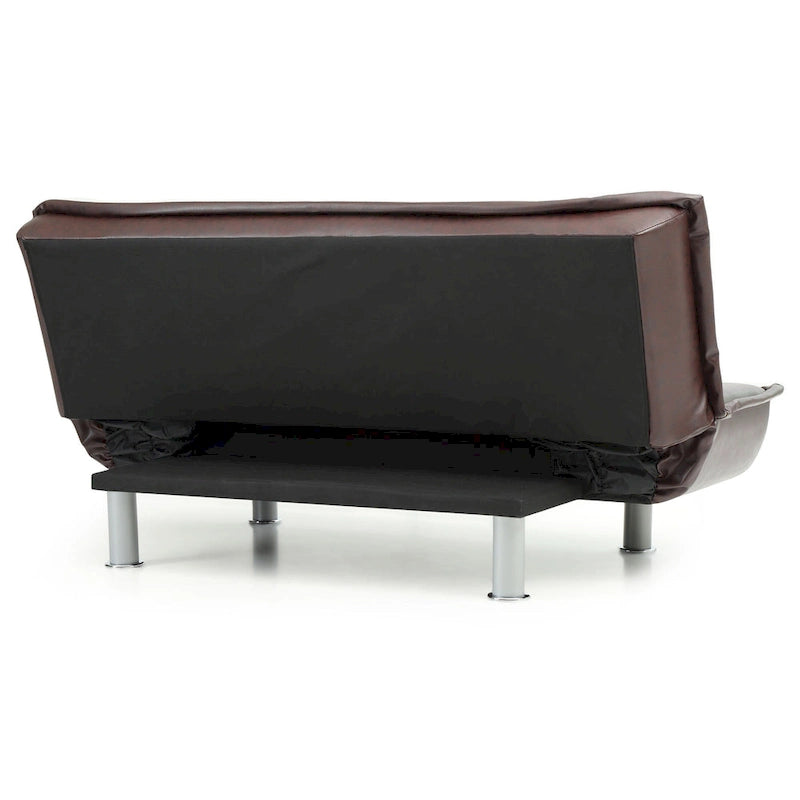 Faux Leather Sofa Bed