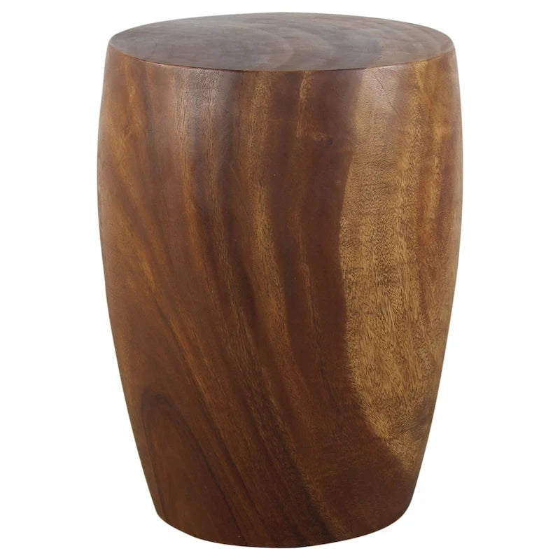 Table d'appoint en bois 15 P x 20 pouces H Noyer Huilé - 15 x 15 x 20
