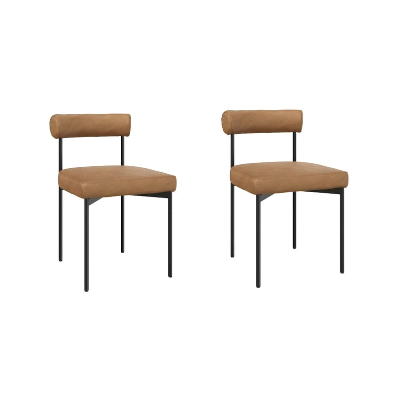 Tabouret de bar hauteur comptoir ou chaise de salle à manger avec dossier et coussin rembourré