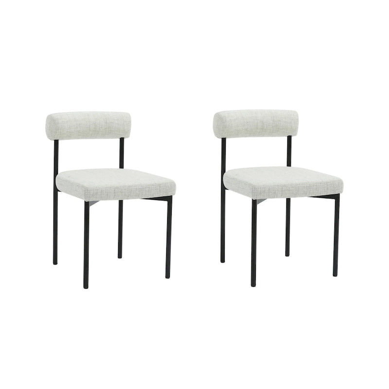 Tabouret de bar hauteur comptoir ou chaise de salle à manger avec dossier et coussin rembourré