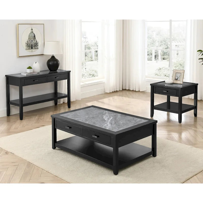 Coffee Table with Casters
