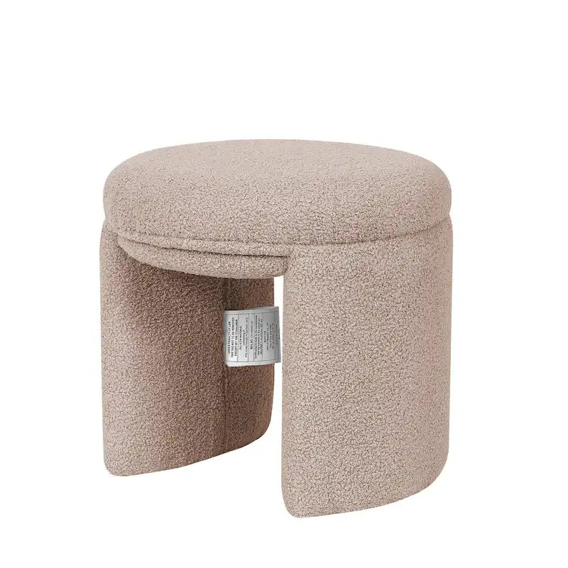 Pouf repose-pieds ottoman Teddy bas Coiffeuse