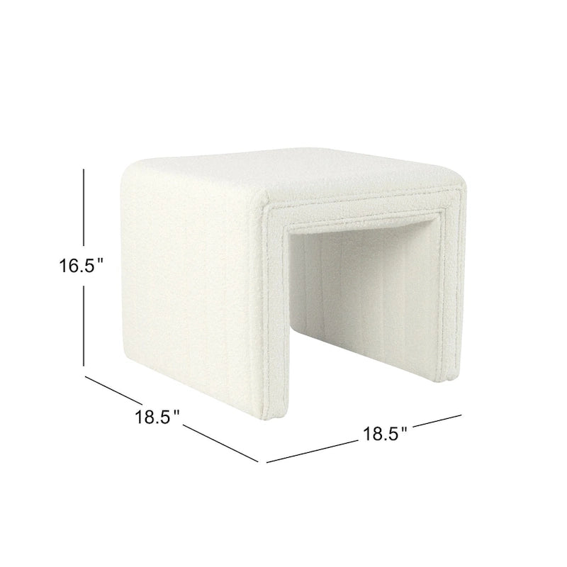 Modern Channel Ottoman