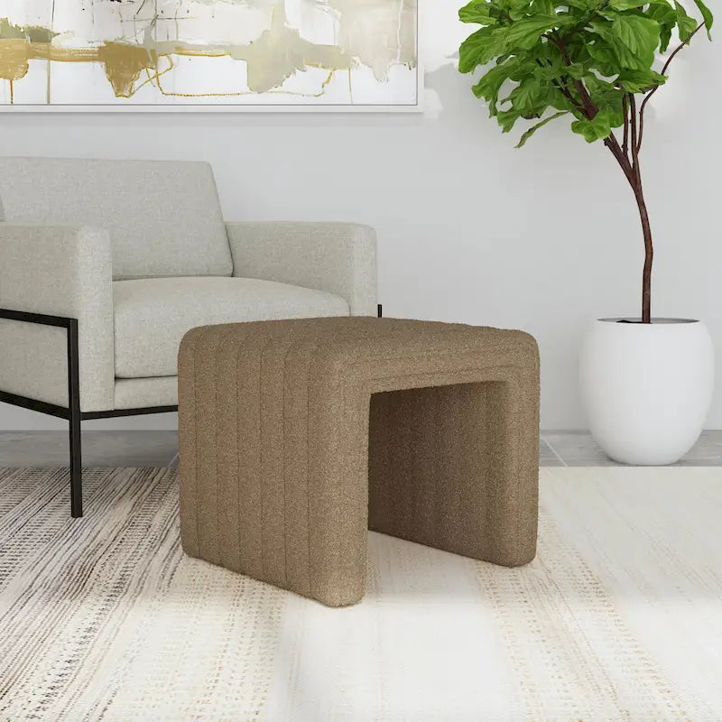 Modern Channel Ottoman