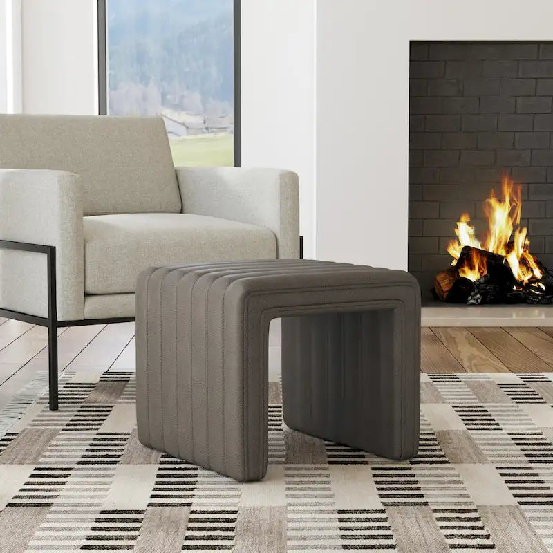 Modern Channel Ottoman