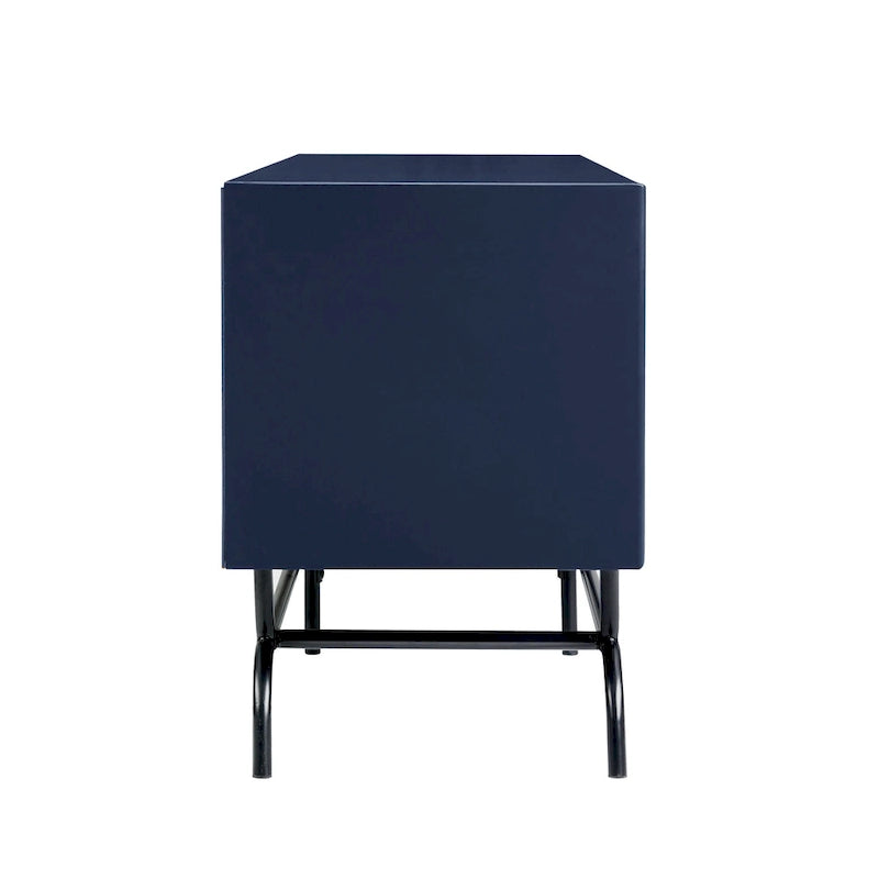 Modern 60-inch 3-Drawer Media Cabinet TV Stand with Cable Hole