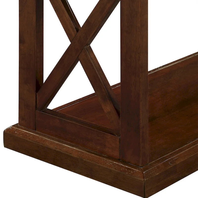 Console avec étagères