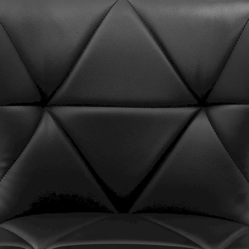 Tabourets de bar pivotants de style Mid-Century Modern de 26 po en similicuir/tissu rembourré pour îlot, ensemble de 4