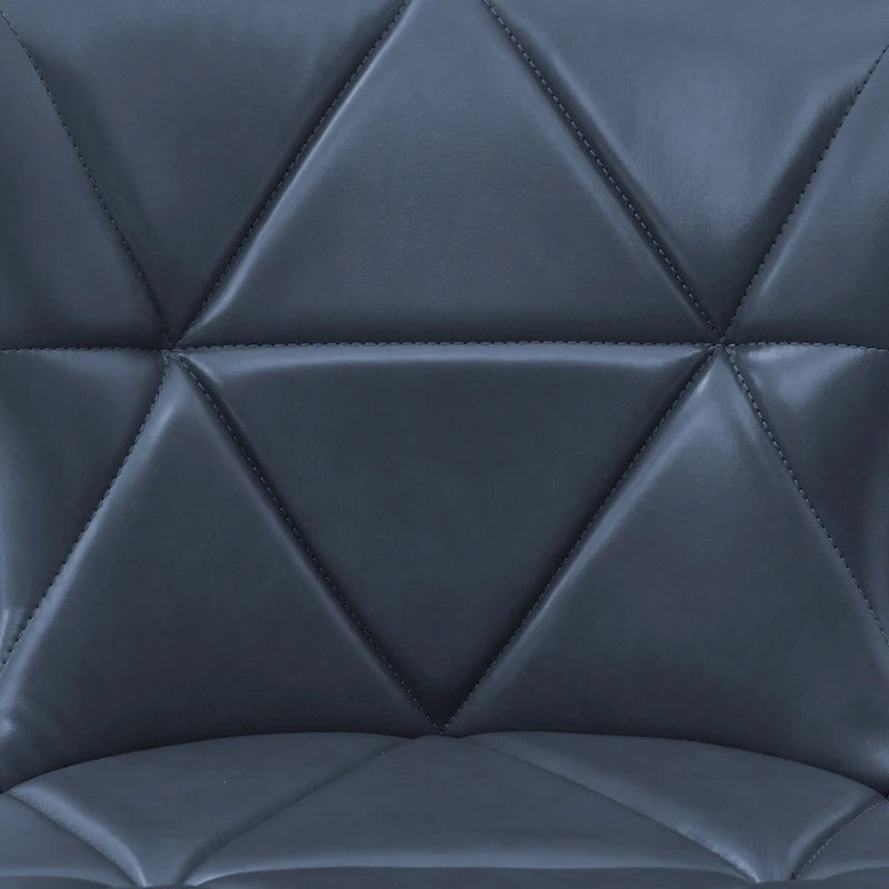 Tabourets de bar pivotants de style Mid-Century Modern de 26 po en similicuir/tissu rembourré pour îlot, ensemble de 4