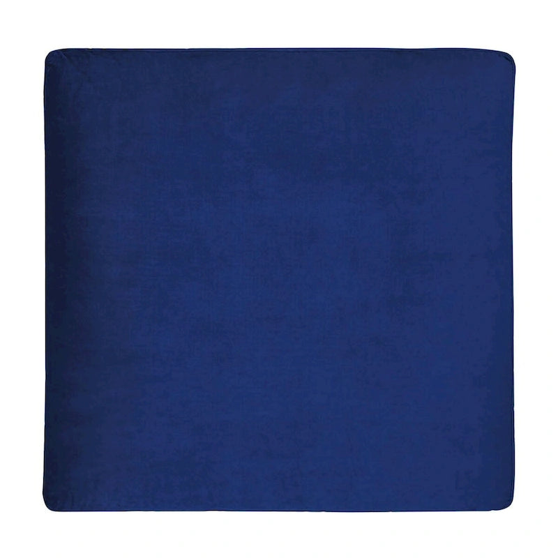 Ottoman en velours haute performance Commix garni de duvet et surdimensionné