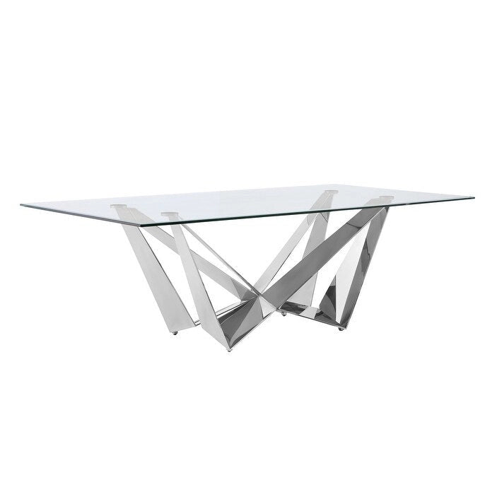 Table à manger en verre