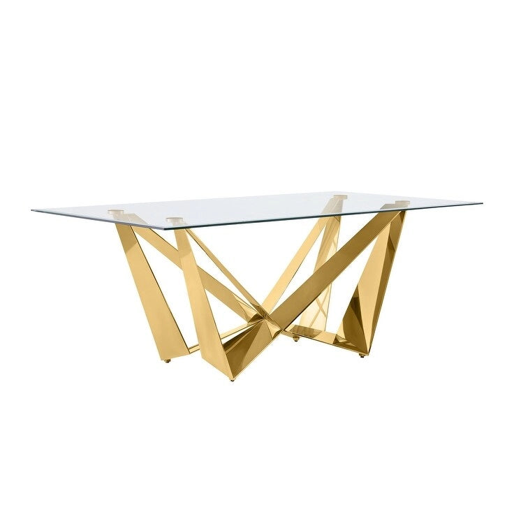 Table à manger en verre
