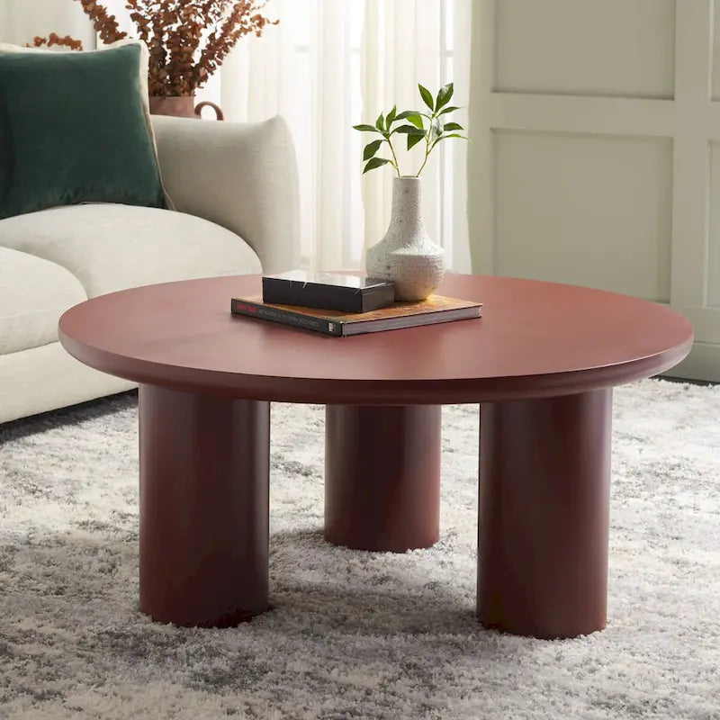 Table basse ronde à 3 pieds - 40Lx40Px18H